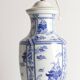 French Blue & White Willow Porcelain Table Lamp, by Louis Drimmer, Limoges