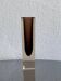 Vintage decorative "Sommerso" Murano vase in clear and brown glass, Flavio Poli