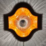 Vintage ceramic orange grease lava apply 70s