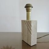 Travertine lamp "Cerri Nestore" 1970, Italy