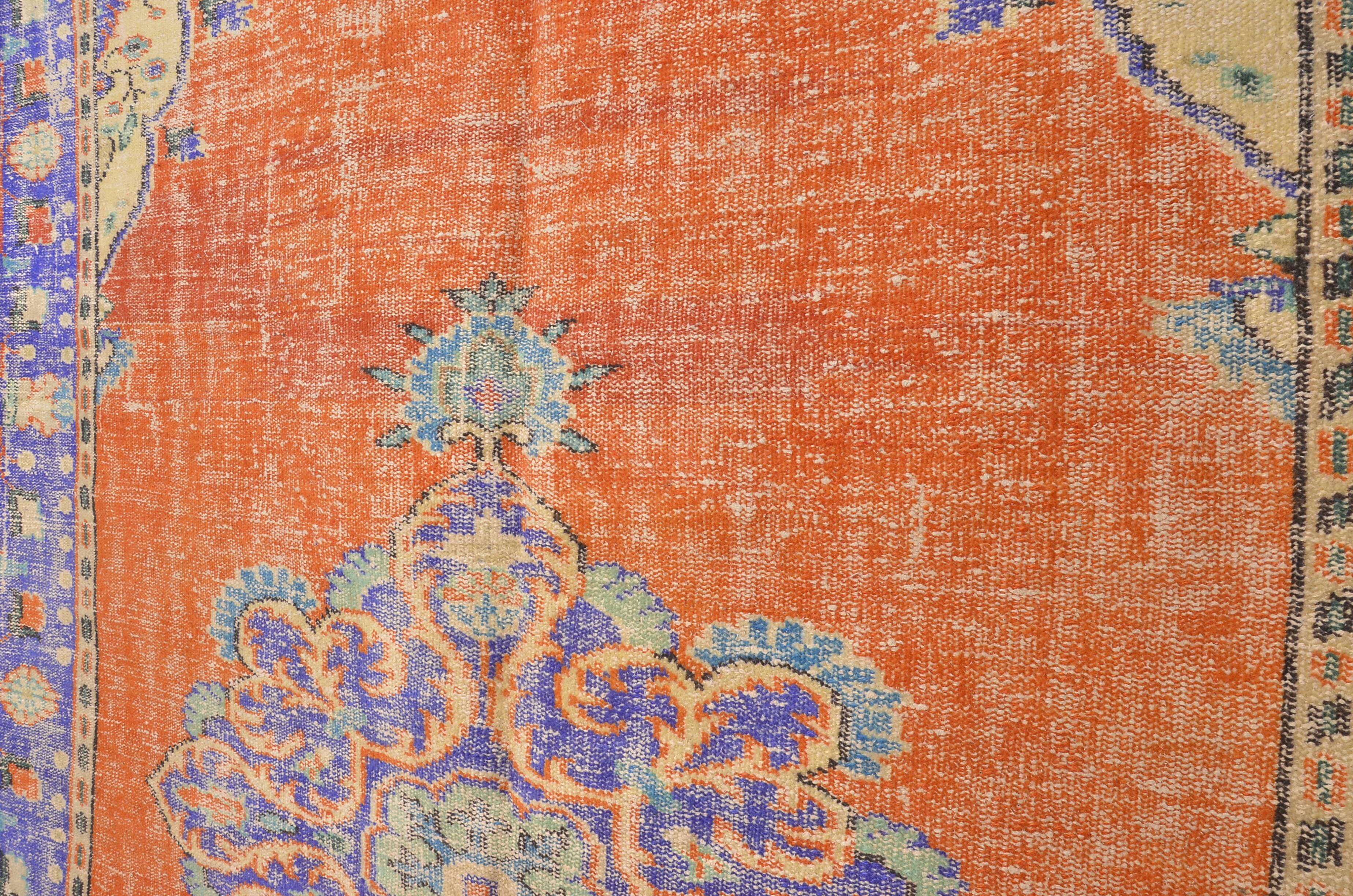 Handmade Bohemian Oushak Rug sku 2301