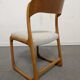 Series of 6 Baumann sleigh chairs from the 60s/70s