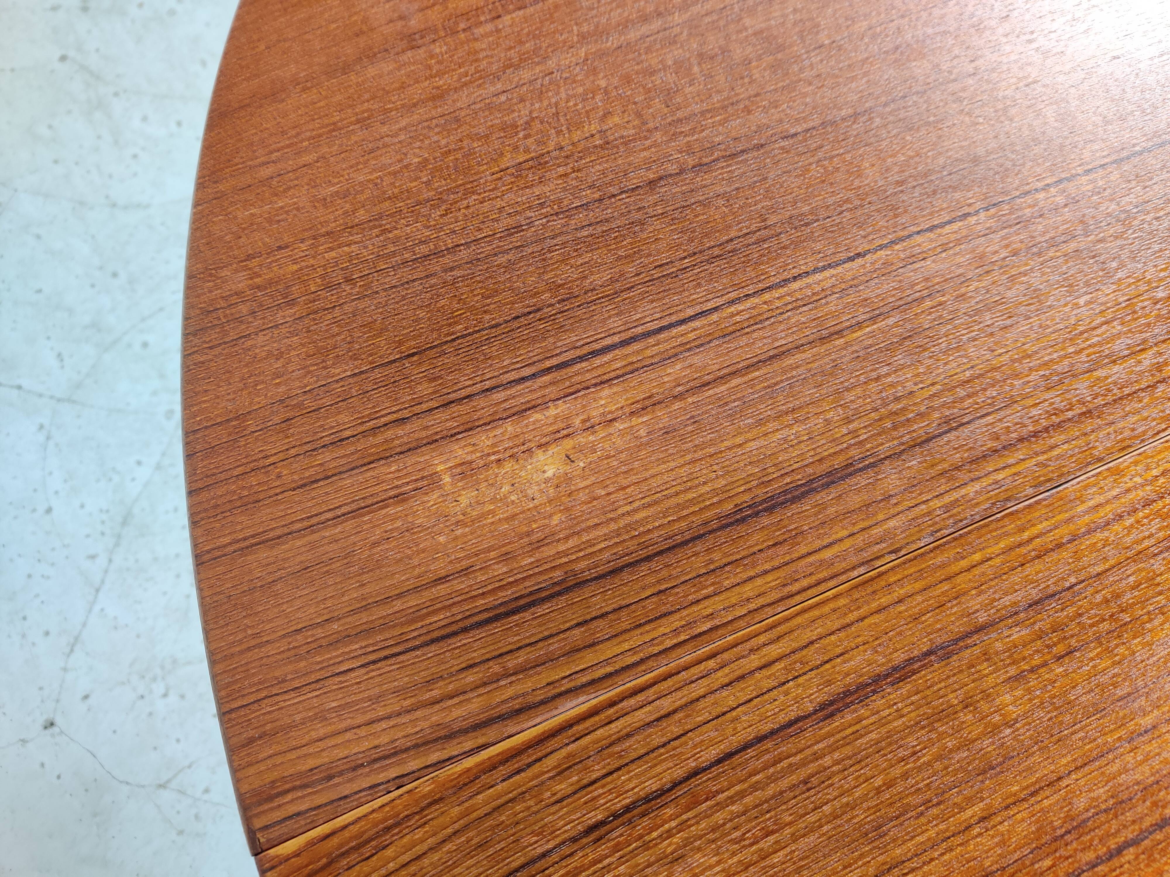 Scandinavian teak dining table, Denmark 1960s