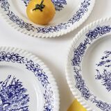 16 assiettes illustrée