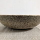 Hollow earthenware dish signed Gehel 50s/60s