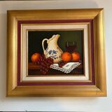 Pair of still lifes in oil