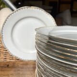 Set of 18 dinner plates - Pommier Dureil 72 - L'Étoile Splend Porcelain