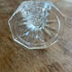 Antique glass candlestick
