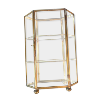 Small brass showcase