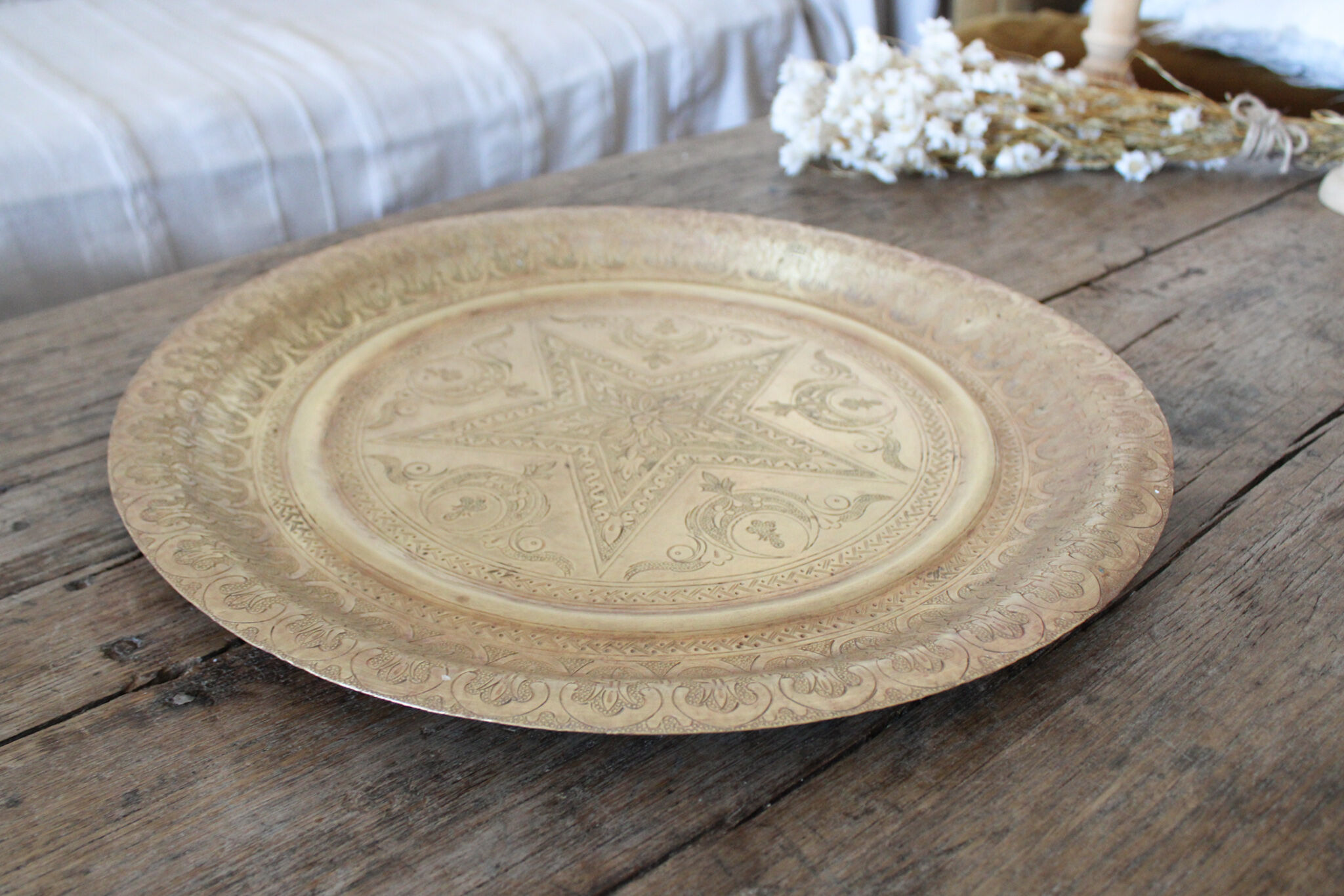 Brass tray