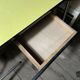 Yellow formica table with extensions 50s