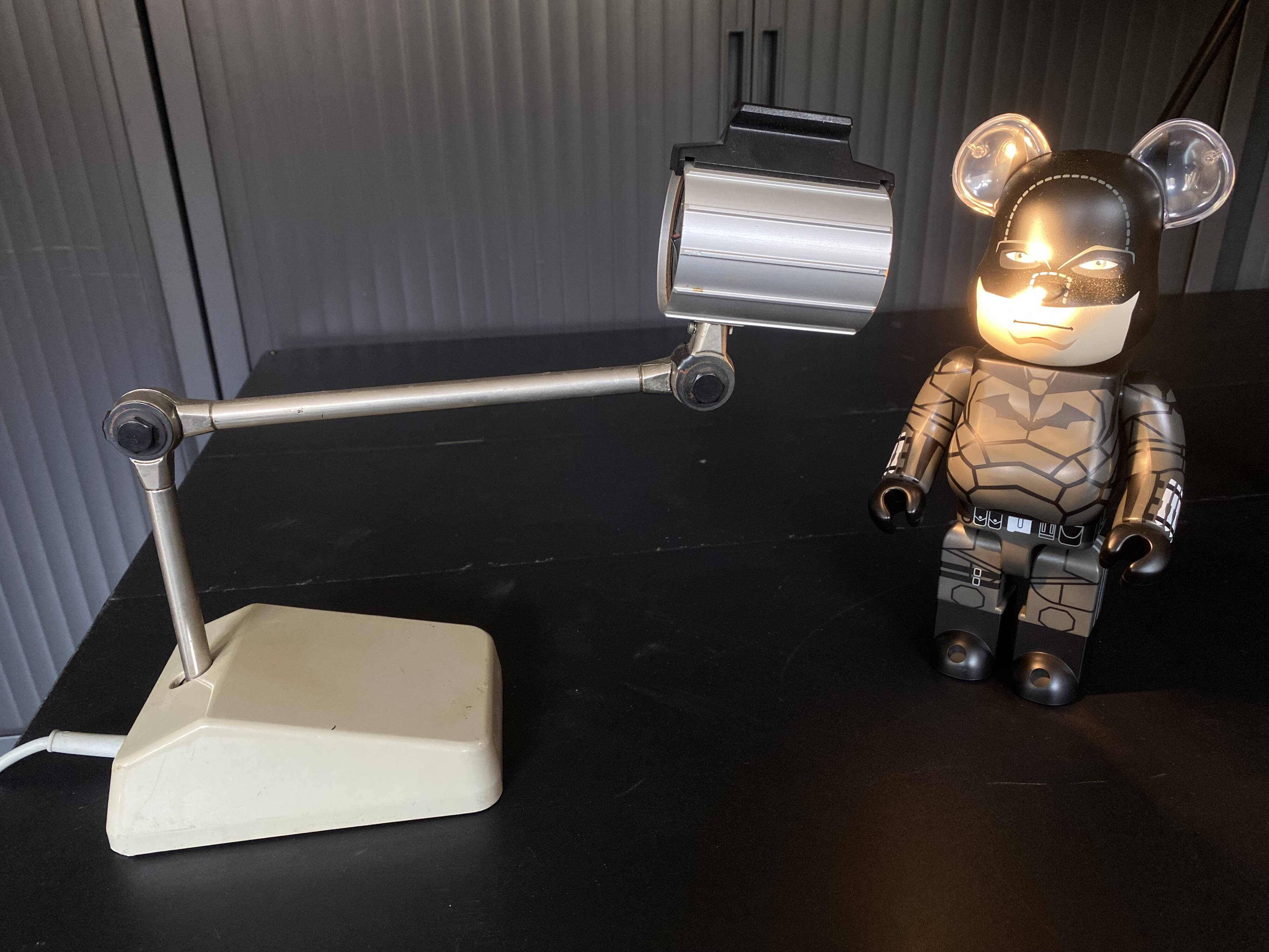 Waldmann metal articulated lamp vintage industrial workshop 1950