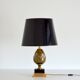 Vintage artichoke gold table lamp 1970