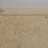 Mid-Century Italian Travertine Console, 1980s