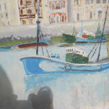 Oil painting of Saint Jean De Luz