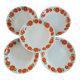 5 vintage deep plates Moulin des Loups