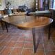 Scandinavian extendable table in rosewood from the 1960s.