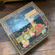Ancient hand-painted Indian writing desk
