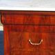 Commode en acajou et marbre blanc époque Restauration