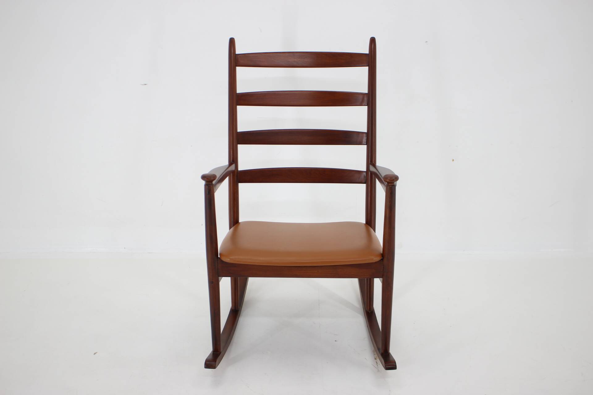 Niels Eilersen Beech Rocking Chair, Denmark 1960s