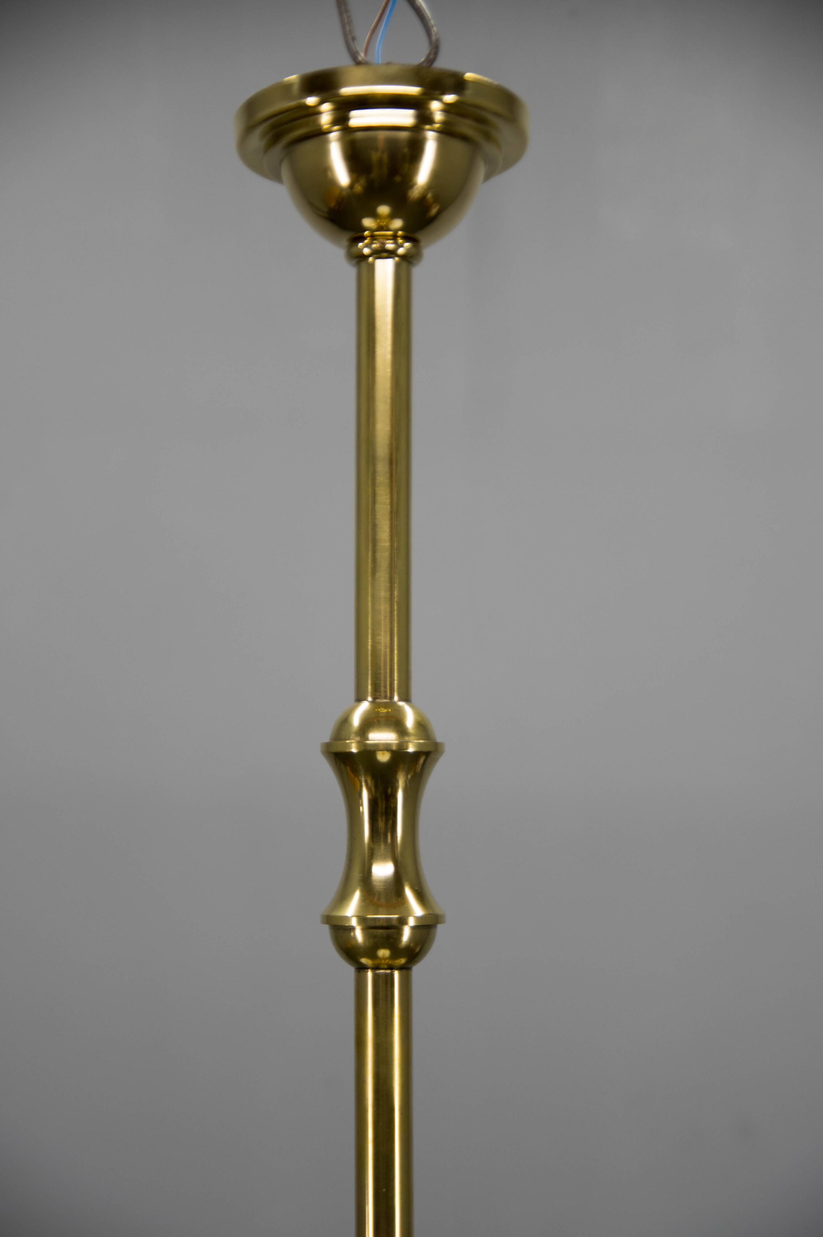 Art Deco Chandelier by Gocar, 1910s, Restored