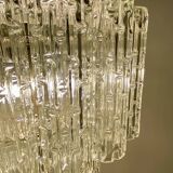 Vintage Murano chandelier, 38 cortex glasses, Italy 1960's