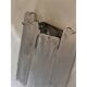 Venied-White Alabastro Strips “Listelli” Murano Glass Wall Sconce