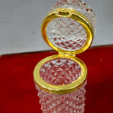 Cut glass jewelry box