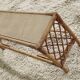 Rattan end bench