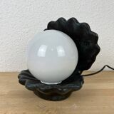 Lampe coquillage céramique vintage
