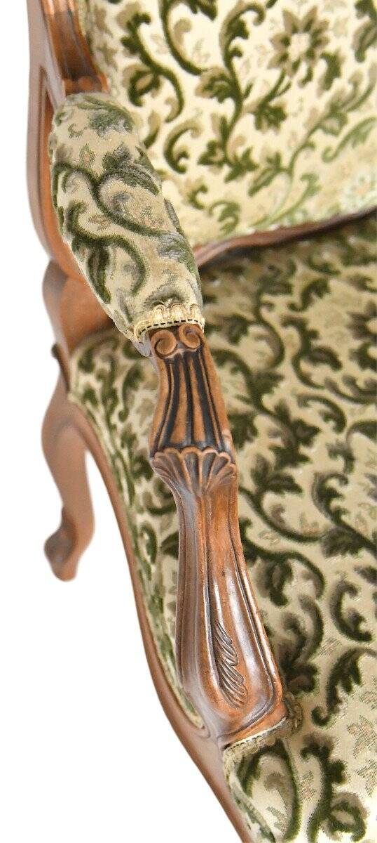 Pair of Louis XV style cabriolet armchairs