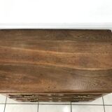 Commode Louis XV en chêne clair 18ème siècle