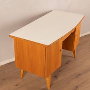 Bureau en bois autoportant, années 1950