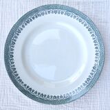 Set de 6 assiettes plates Terre de fer modèle service Congo