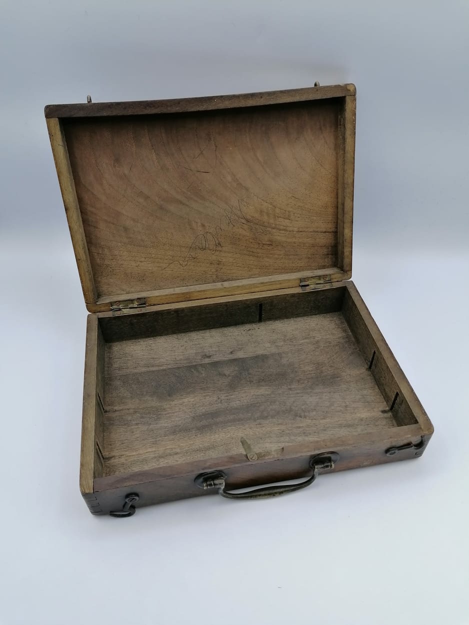 Ancient walnut box