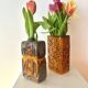 Vase Duo from the East and West German pottery history – East German pottery meets West German pottery