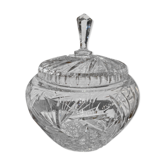 Bohemian crystal bucket, bowl