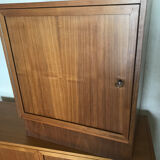 Set of three modules enfilade Scandinavian style blond teak 1960