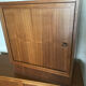 Set de trois modules enfilade style scandinave teck blond 1960