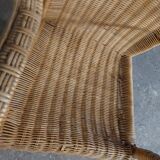 Vintage rattan armchair