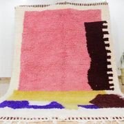 Colorful handmade Beni Ouraine rug