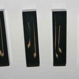 Service of 6 resin knife holders and inclusion 60's years