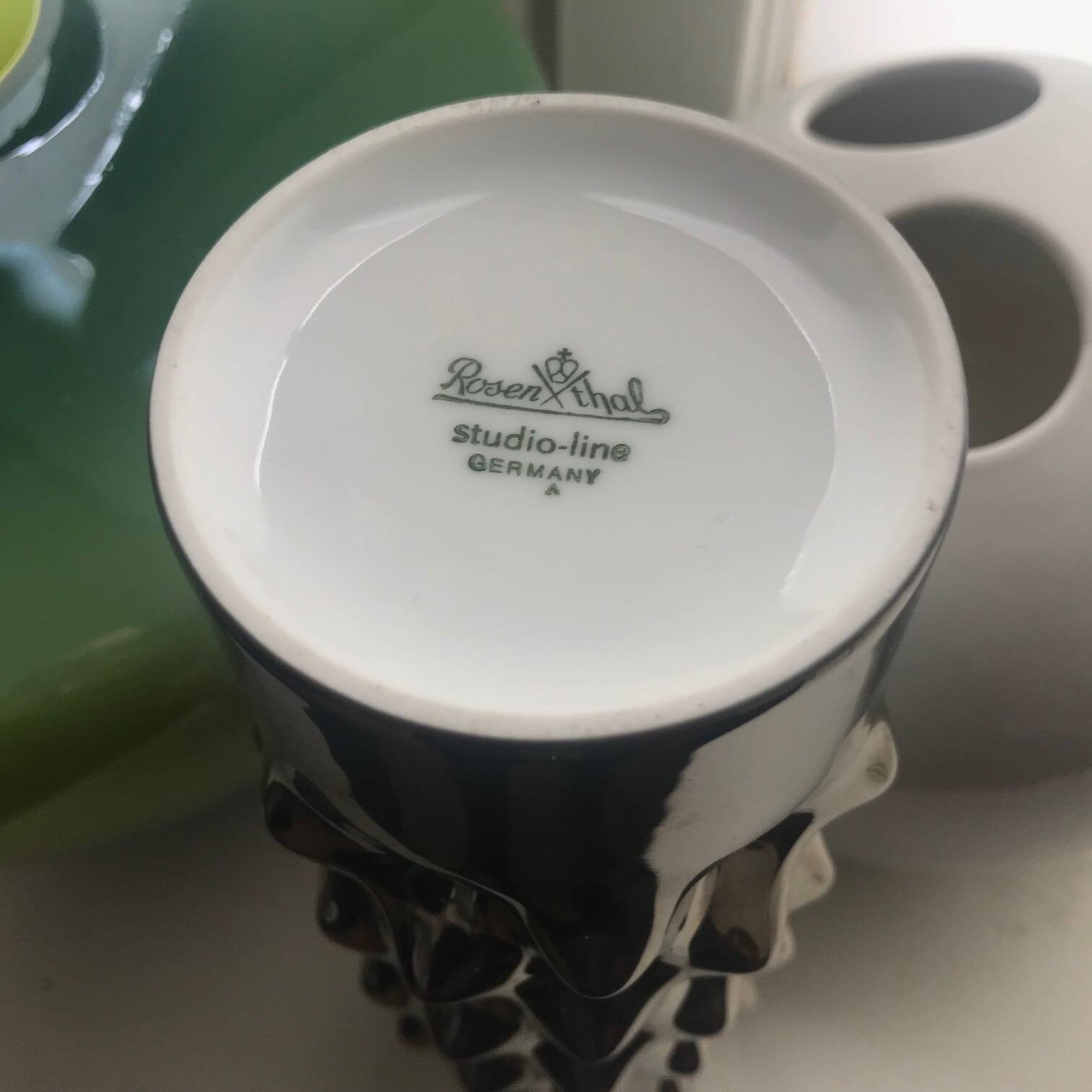 Vintage Platinum Vase • “Vibrations” • Rosenthal • 1970