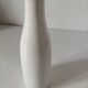 Duo de vases en céramique émaillée, décor pictural, signés MU