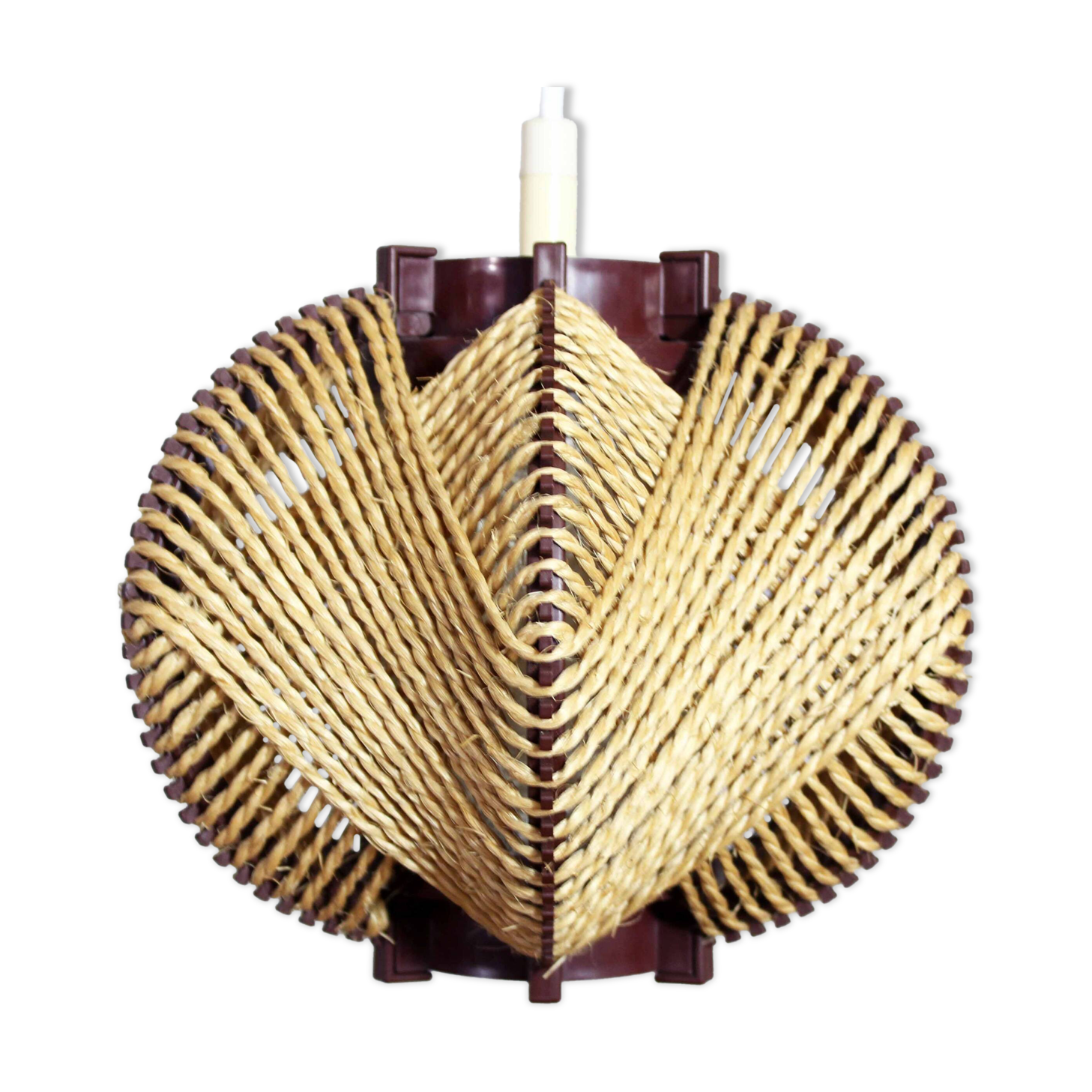 Rope and plastic suspension