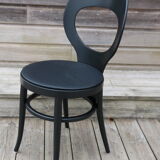 5 chairs baumann black seagull black skaï black
