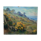 Roméo Charles Aglietti (1878-1956) landscape painting