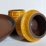 Three ceramic shells ceramano germany 50s
