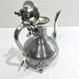 Silver metal teapot