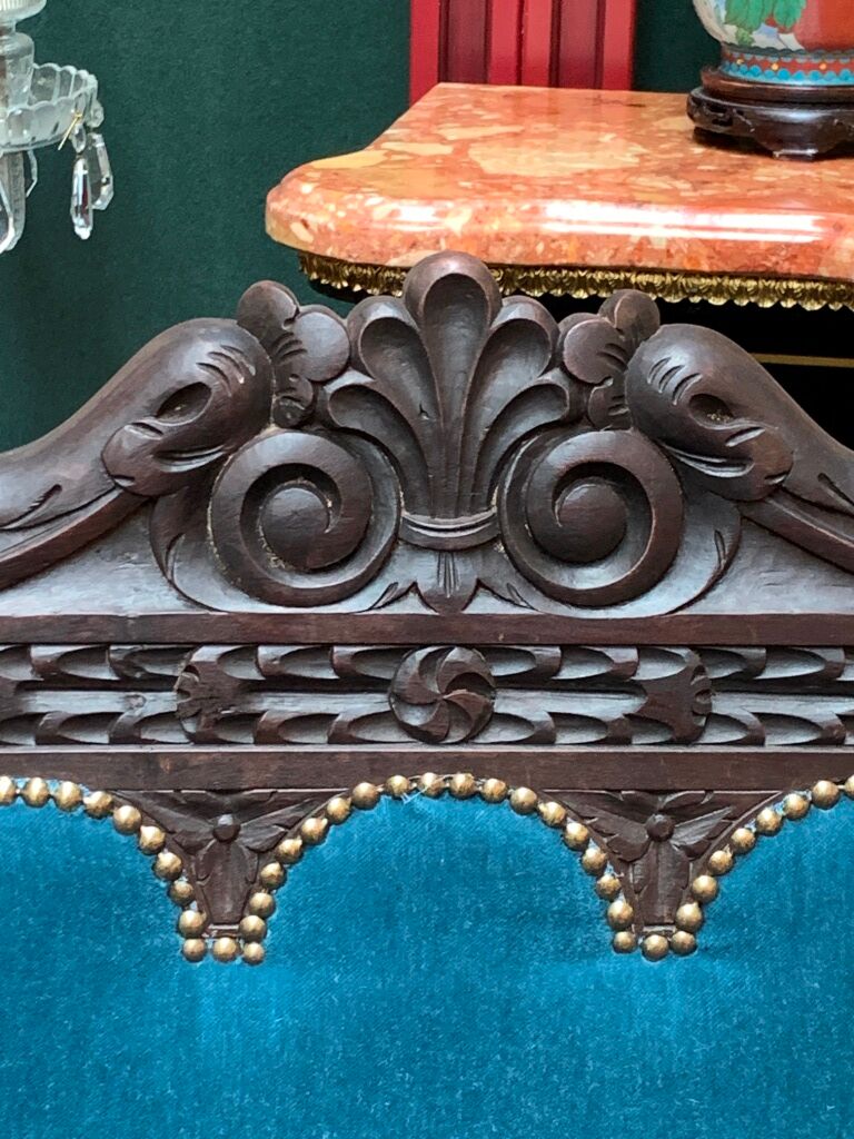 Pair of Renaissance-style armchairs